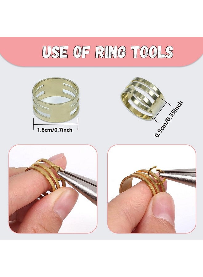 YAKA 300Pcs 14Mm1Box 6 Colors Open Jump Ring Ring Jewelry Keychain For Jewelry Making Accessories 1Pcc Jump Ring Open/Close Tool And 1Pcs Clear Box(0.55"/14Mm) - Image 4