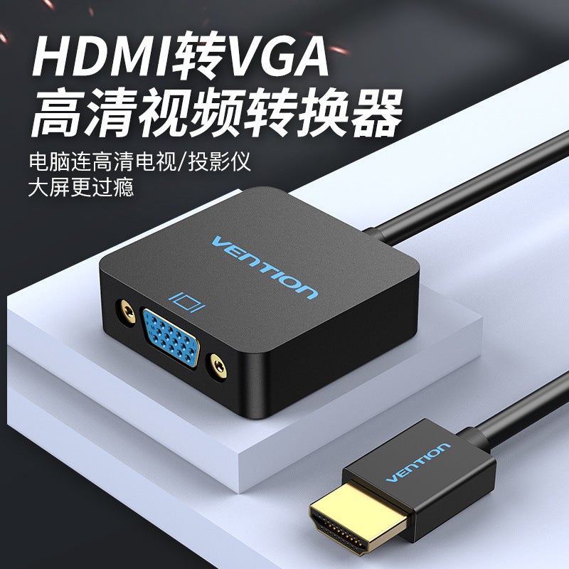 Supply Weixun Acr Series Hdmi To Vga Converter Black 0.15 M With Audio Power Supply - Image 3