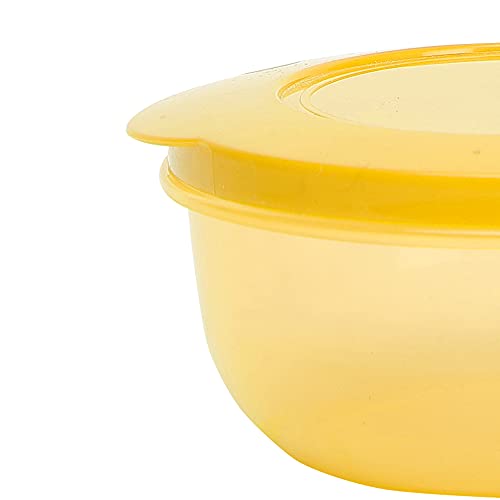 Cutting EDGE 400ml Eco-Storage Plastic Container & Organizer Set of 2 for Kitchen, Refrigerator, Lunch & Food Storage (Yellow) - Image 5