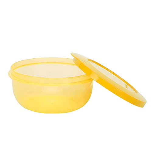Cutting EDGE 400ml Eco-Storage Plastic Container & Organizer Set of 2 for Kitchen, Refrigerator, Lunch & Food Storage (Yellow) - Image 4