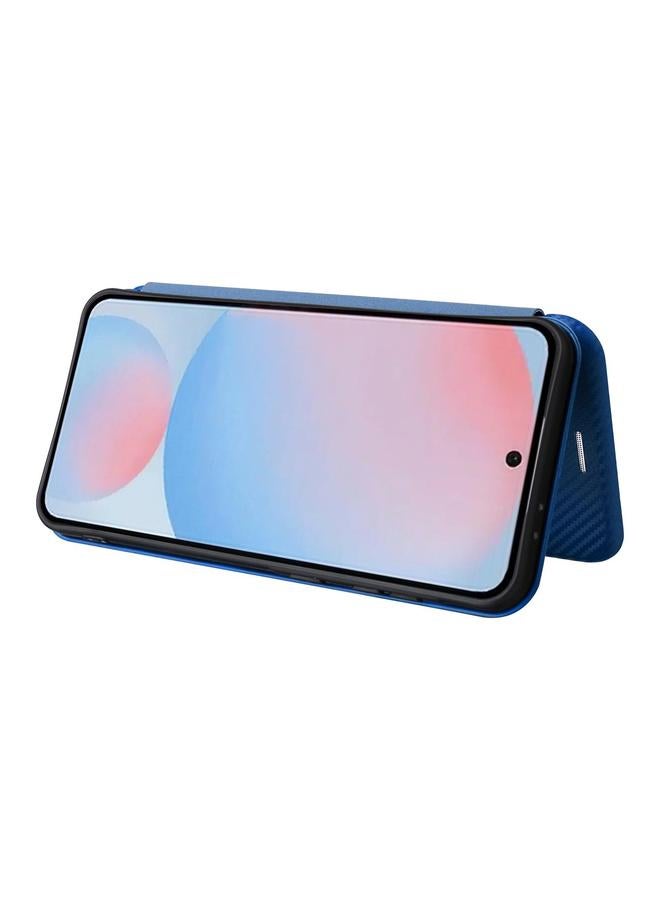 S-TOP Case For Samsung Galaxy A56 5G Carbon Fiber Texture Flip Leather Phone Case - Image 5