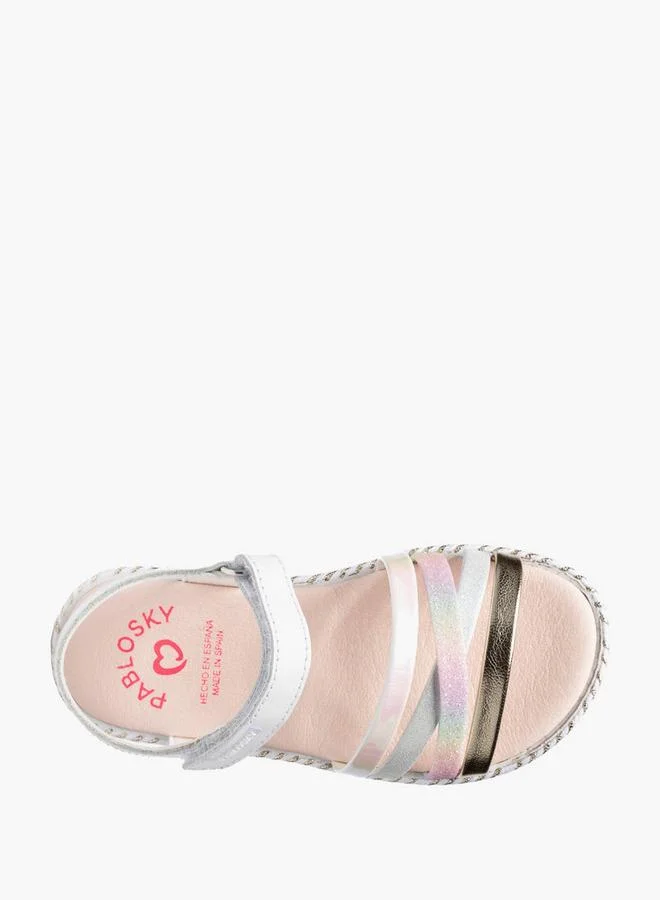 Pablosky Girls Hook & Loop Strap Sandals Ramadan Collection