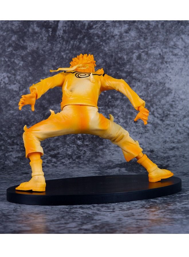 Naruto Anime Naruto Action Figure with Base, Rikudousennin Modo Figure Toy, Anime Realistic Statue Figure, Office Desktop Decoration Ornaments, Super Collectible Model Statue Anime Figure Toy 15CM - Image 4