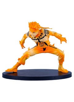 Naruto Anime Naruto Action Figure with Base, Rikudousennin Modo Figure Toy, Anime Realistic Statue Figure, Office Desktop Decoration Ornaments, Super Collectible Model Statue Anime Figure Toy 15CM  - Image 1