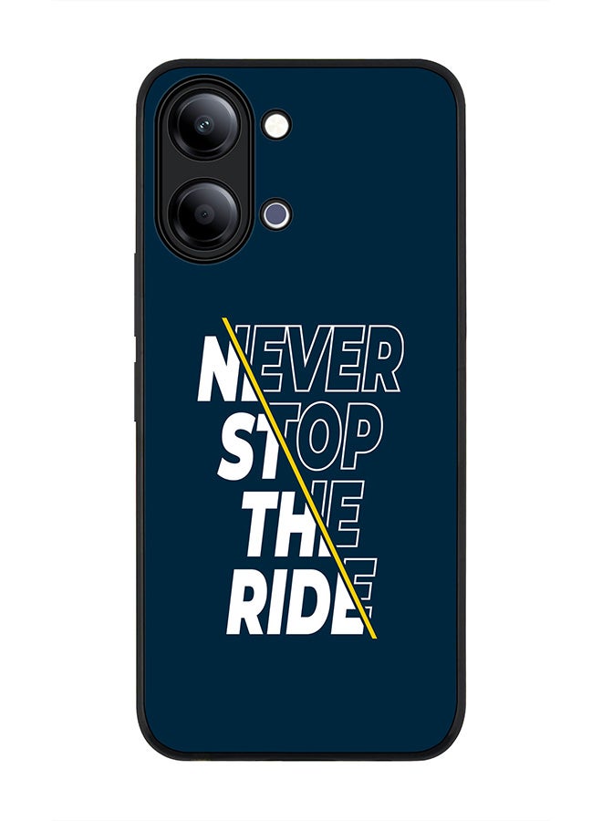 Stylizedd For vivo Y05 4G / Y6t 5G Case,Slim fit Camera Protection, Shockproof Thin Phone cover  - Never stop the ride - Image 1