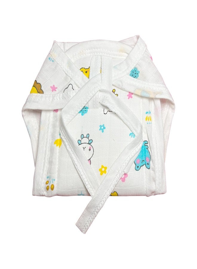 Dikary New born Baby's Cotton Cloth Diapers/Langot/nappy U Shaped Washable and Reusable Nappies (Multicolour) (New Born, 3, count) - Image 3