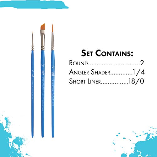 Princeton Select Artiste Brush Set No. 2, Synthetic, 3 Piece, 1 Count - Image 3