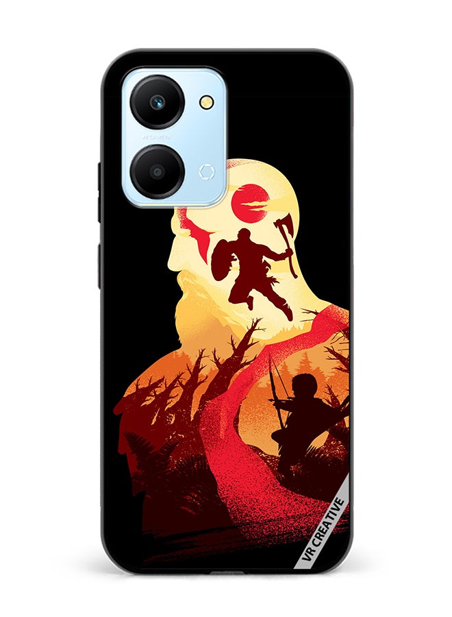 VR CREATIVE Protective Case Cover For Honor Play7T God Of War Design Multicolour - Image 1
