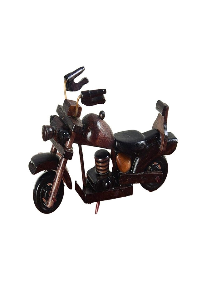 Fsocpen Handmade Wooden Motorcycle Decoration Model,Wooden Motorcycle Model Decorations for Home,Sculptures Collected by Motorcycle Enthusiasts (Color 3) - Image 1