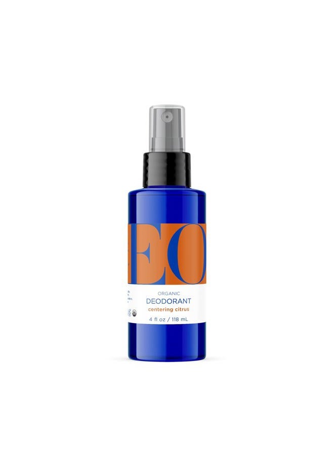 EO Organic Deodorant Spray, 4 Ounce (Pack of 1), Citrus, Organic Plant-Based, Botanical Extracts - Image 1
