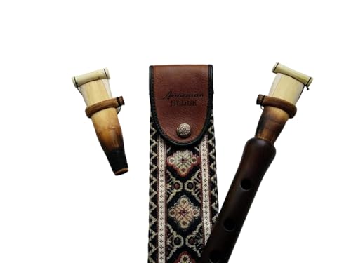 Theodoros Armenian Duduk, 2 Professional Reeds, Apricot Wooden Duduk, National Taraz Case, Playing Instruction - Image 1