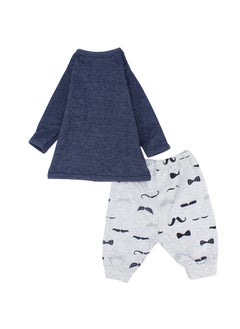 Baby Boy Pyjama Set Long sleeves Mustache Print - pzsku/Z3CE0694EA27C8496FEF1Z/45/_/1722778930/195e8a69-a548-487f-bfae-9930e23474bf