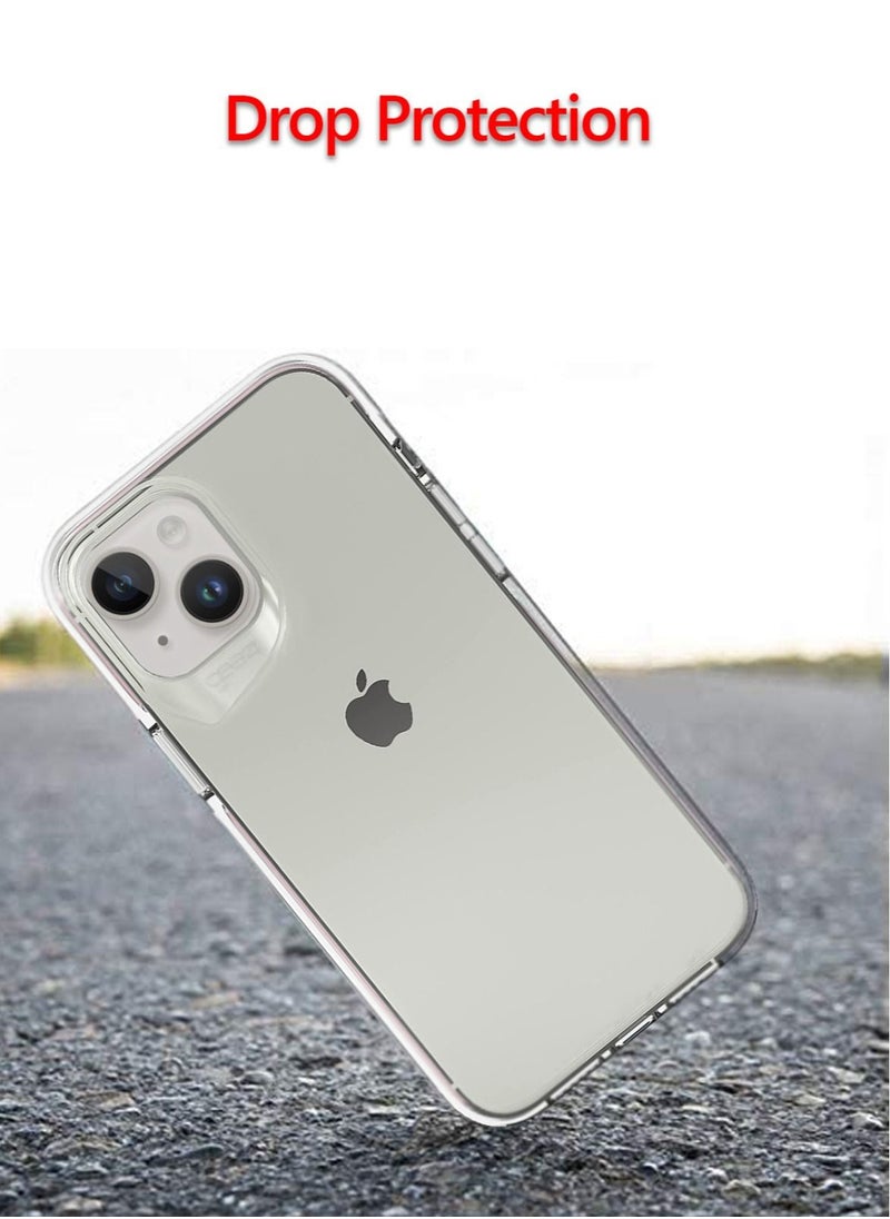 Gear4 - Gear4  Crystal Clear Case Cover for Apple iPhone 15 Plus with D30 Protection Anti-Yellowing Slim Fit Design Wireless Charging Compatible - Image 1