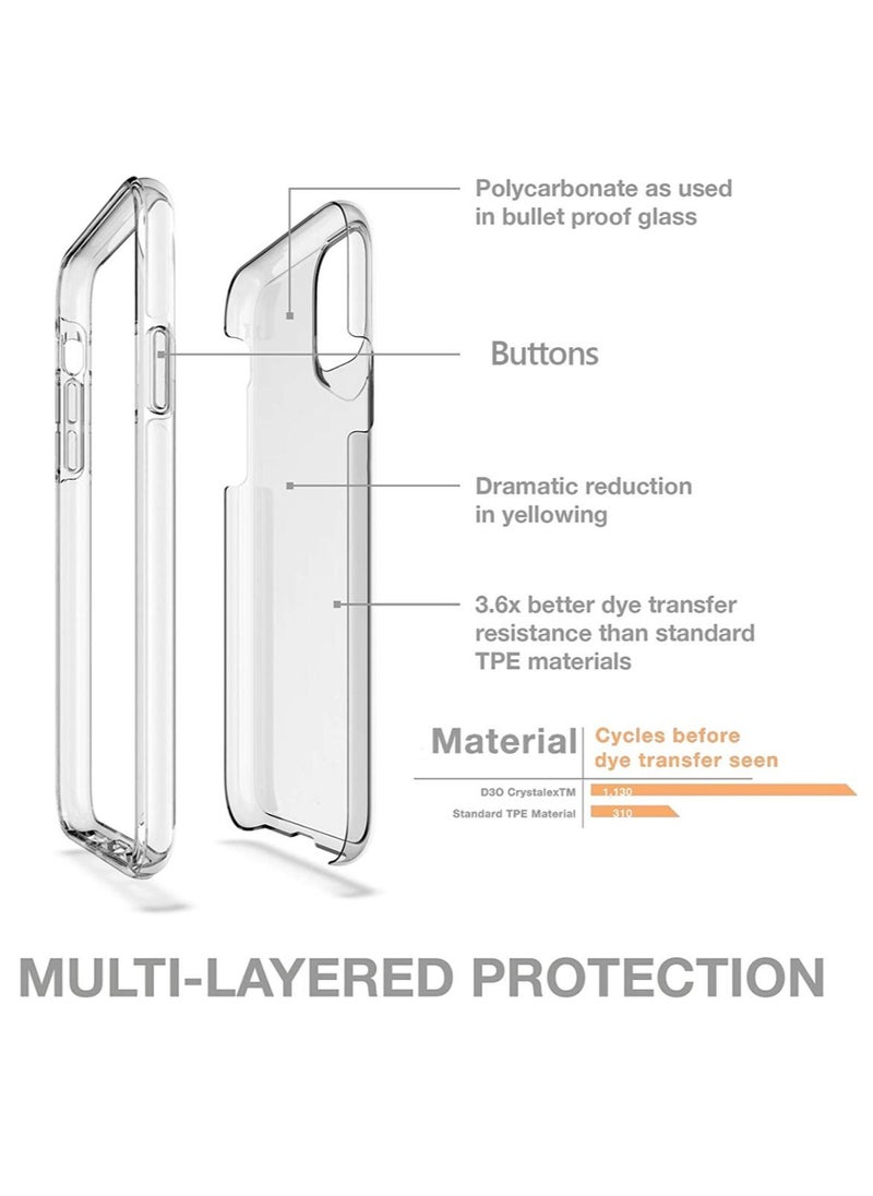 Gear4 - Gear4  Crystal Clear Case Cover for Apple iPhone 15 Plus with D30 Protection Anti-Yellowing Slim Fit Design Wireless Charging Compatible - Image 1