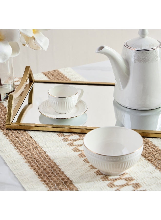 Home Box كوب إسبريسو مزخرف بخط ذهبي للبالغين - Image 4