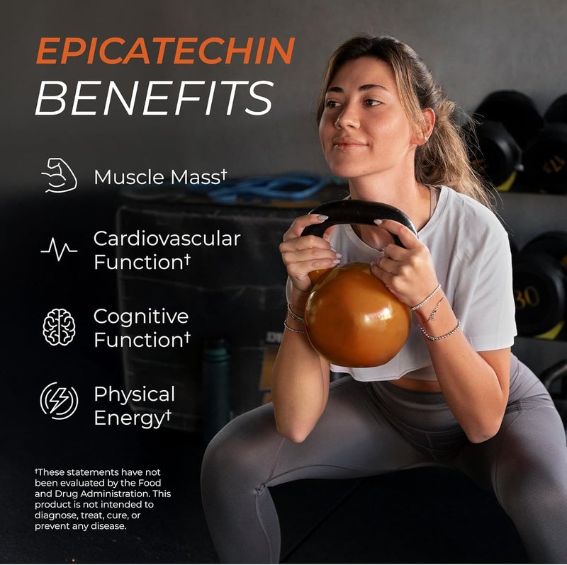 Neurogan كبسولات الإبيكاتشين القوية 500 ملغ لكل 1000 ملغ حصة دعم متقدم لصحة العضلات وأكسيد النيتريك والتحمل للرياضيين الذين يسعون لتحقيق أداء متفوق 30000 إجمالي 60 حبة مصنوعة في الولايات المتحدة - Image 5