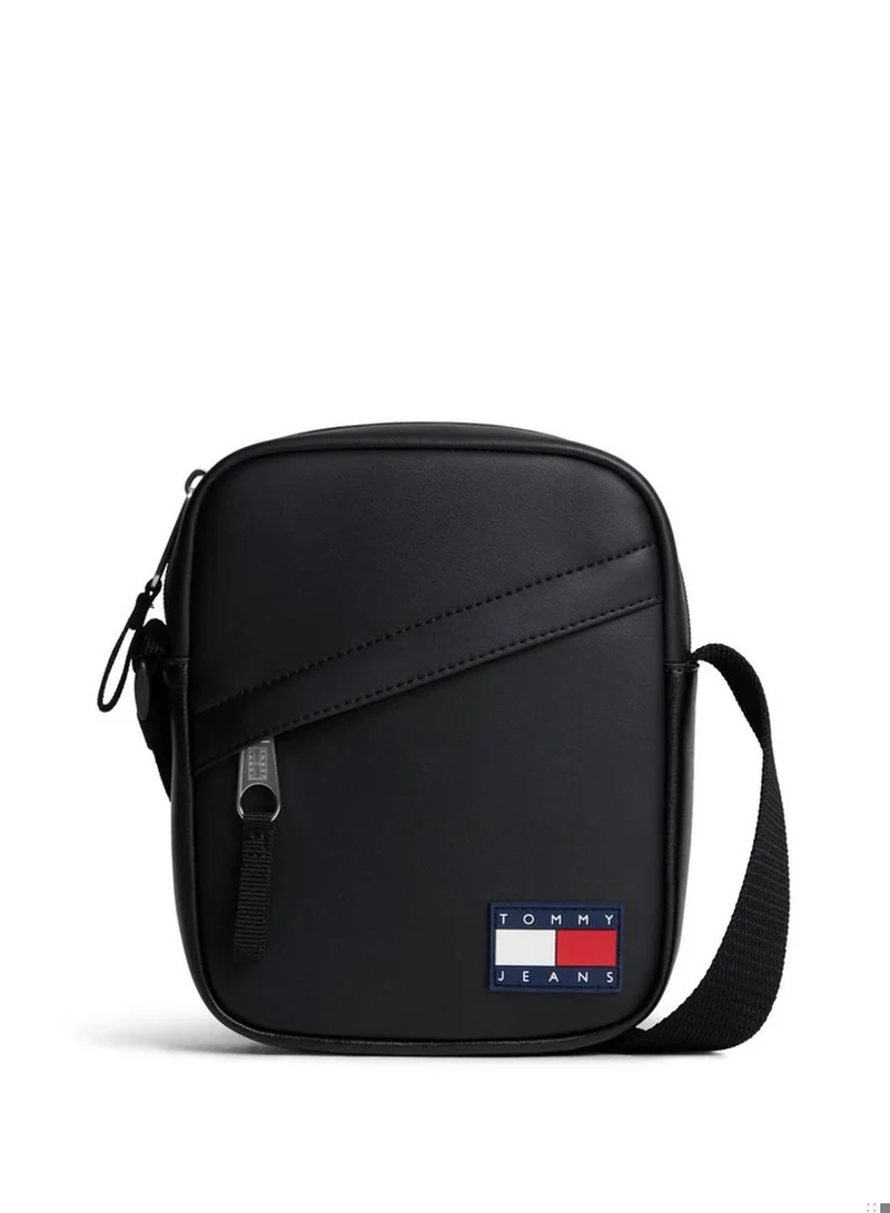 Essential Rubberised Logo Crossbody Reporter Bag