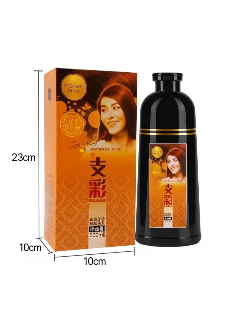 Mokeru Hair Dye Shampoo, Black, 500ml - Image 5