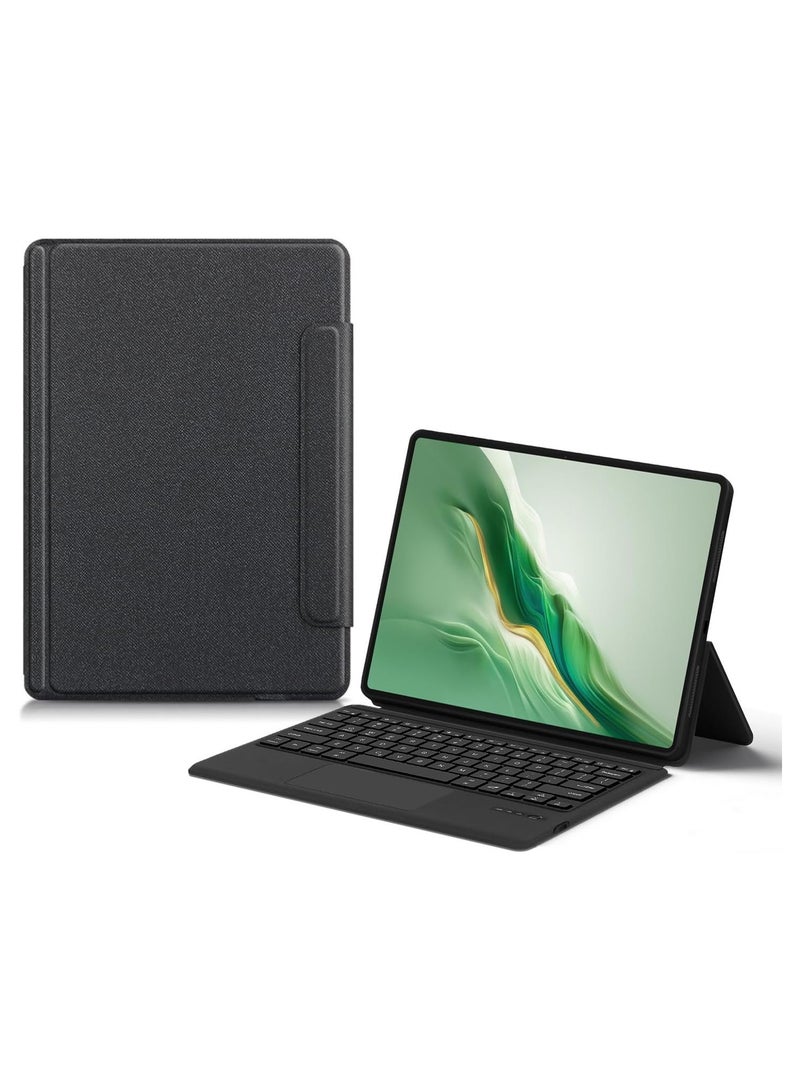 general Keyboard Compatible with Honor MagicPad 2 12.3-inch 2024 Touch Shaft Bluetooth Keyboard Leather Case For Honor MagicPad 2 - Image 1