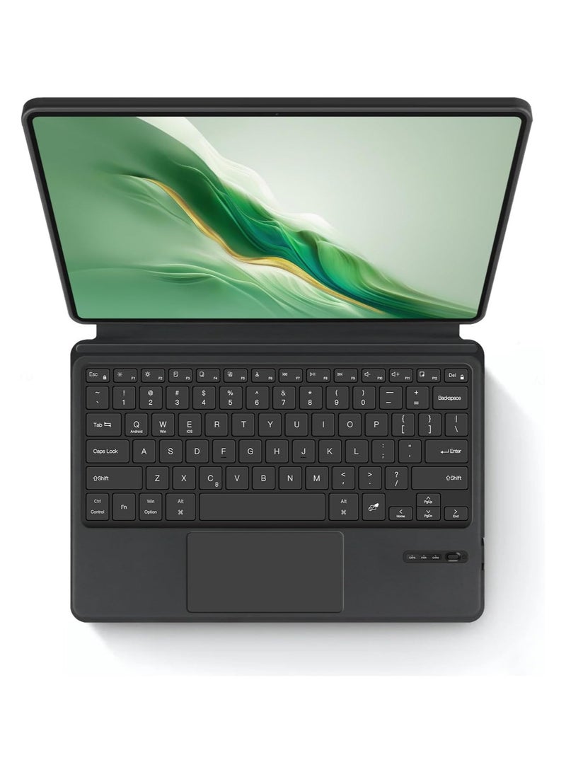 general Keyboard Compatible with Honor MagicPad 2 12.3-inch 2024 Touch Shaft Bluetooth Keyboard Leather Case For Honor MagicPad 2 - Image 2
