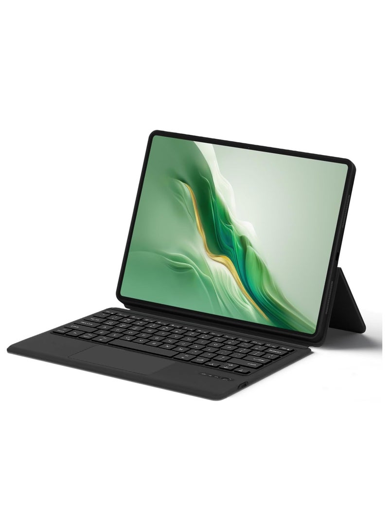 general Keyboard Compatible with Honor MagicPad 2 12.3-inch 2024 Touch Shaft Bluetooth Keyboard Leather Case For Honor MagicPad 2 - Image 3