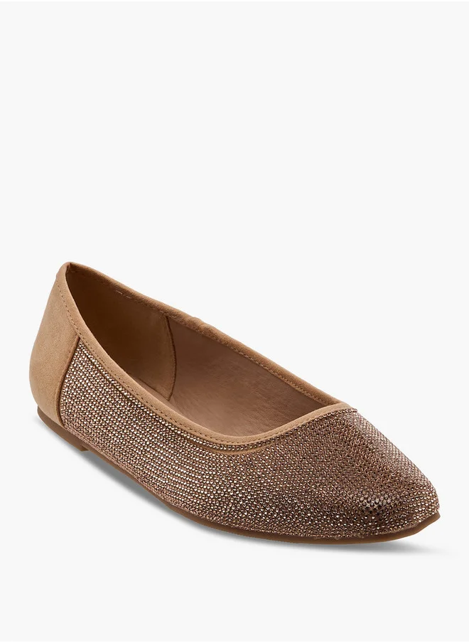 سيليست Women's Embellished Slip-On Ballerina Shoes