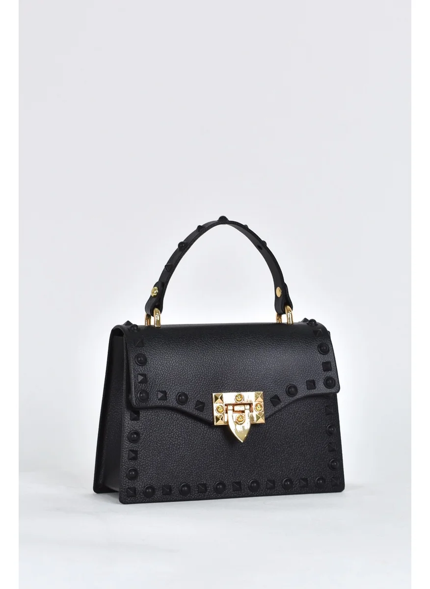 Elatae Women's Shoulder Strap Silicone Crossbody Bag Black 26659