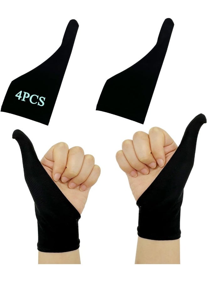 Heyshapeing 2 Pairs Adult Thumb Sucking Guard Gloves Finger Gloves for Finger Sucking Stop Nail Biting Prevention Skin Picking Thumb Sucking and Hair Pulling - Image 1