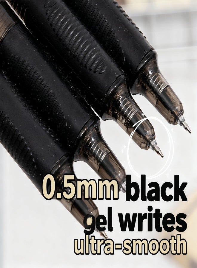 T-shin Rollerball Press Pens,Mystical Zodiac & Tarot Black Ink Click Pens,0.5mm Soft Grip Stress-Relief for Students,School Supplies (4 Enchanting Designs) (Retro-Tarot) - Image 5