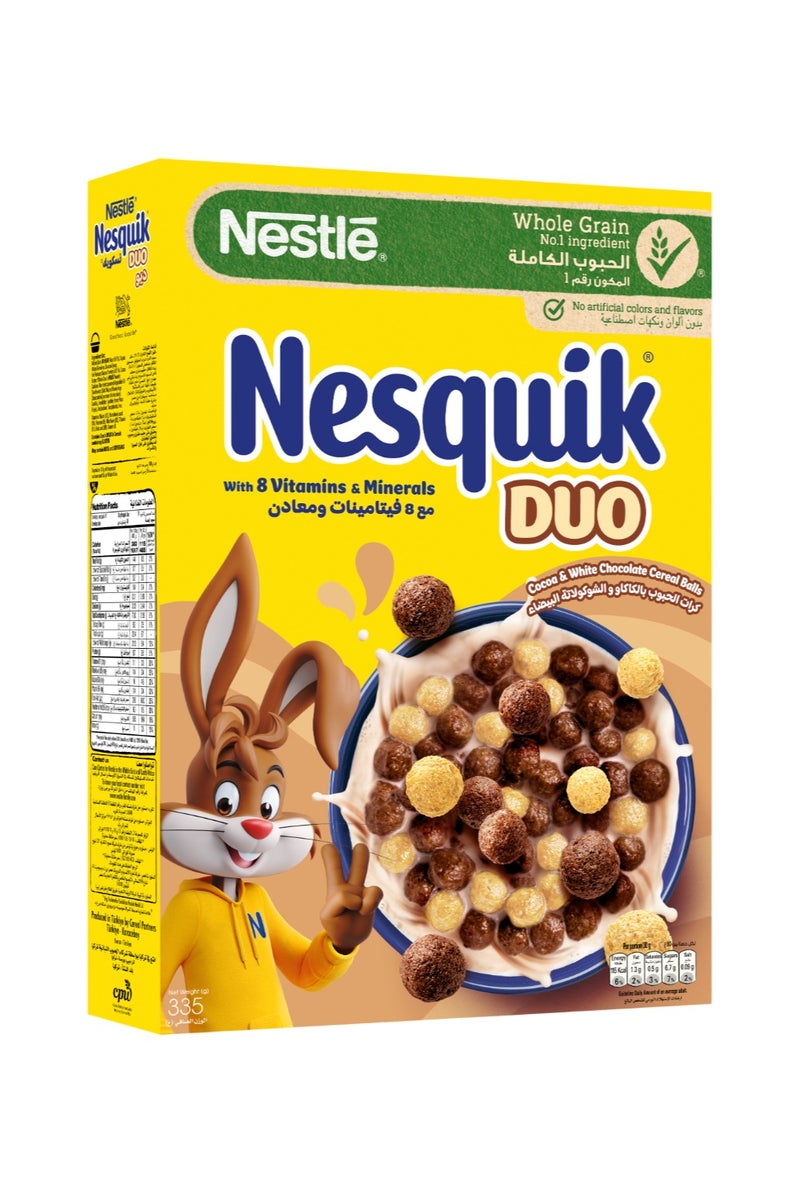 نسكويك حبوب الكاكاو والشوكولاتة البيضاء 335جم - Image 2