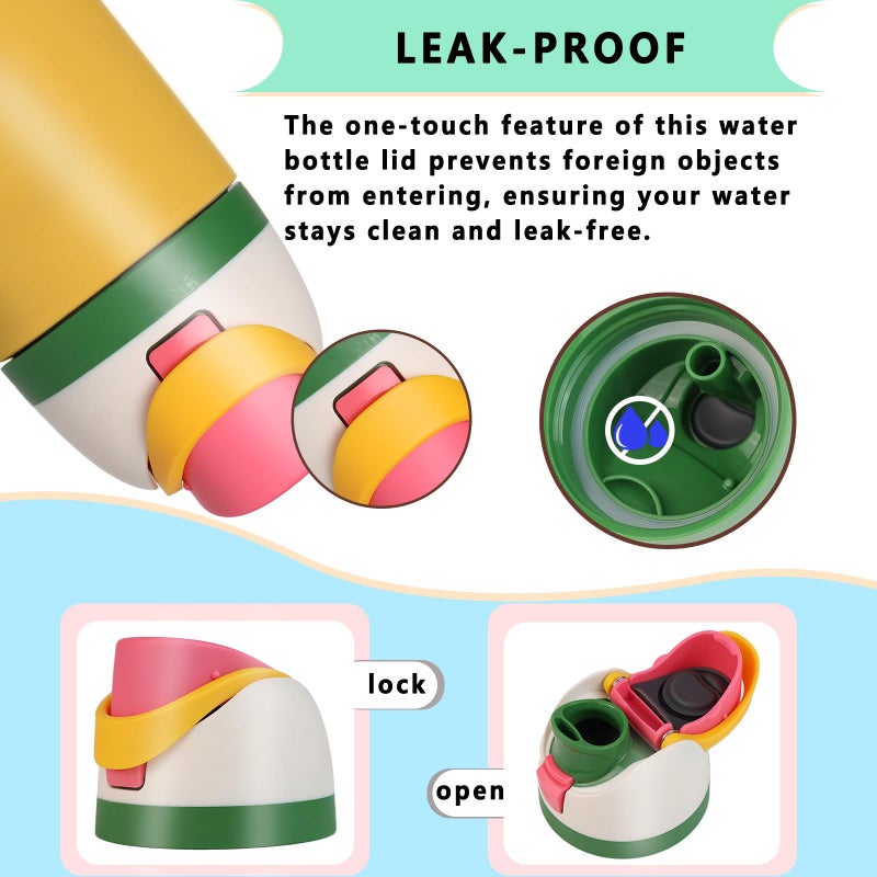 NTIERA Replacement Lid for Owala Freesip,Compatible with Owala Freesip Water Bottle 16oz 24oz 32oz 40oz,Premium Replacement Accessories for Owala Cap,LeakProof,BPA-Free(Forest Green) - Image 4