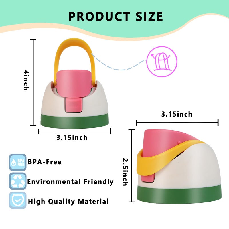 NTIERA Replacement Lid for Owala Freesip,Compatible with Owala Freesip Water Bottle 16oz 24oz 32oz 40oz,Premium Replacement Accessories for Owala Cap,LeakProof,BPA-Free(Forest Green) - Image 3