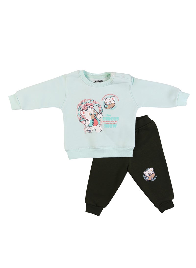 زيركون بيجامة شتوي لحديثي الولادة - 1256 - Image 1