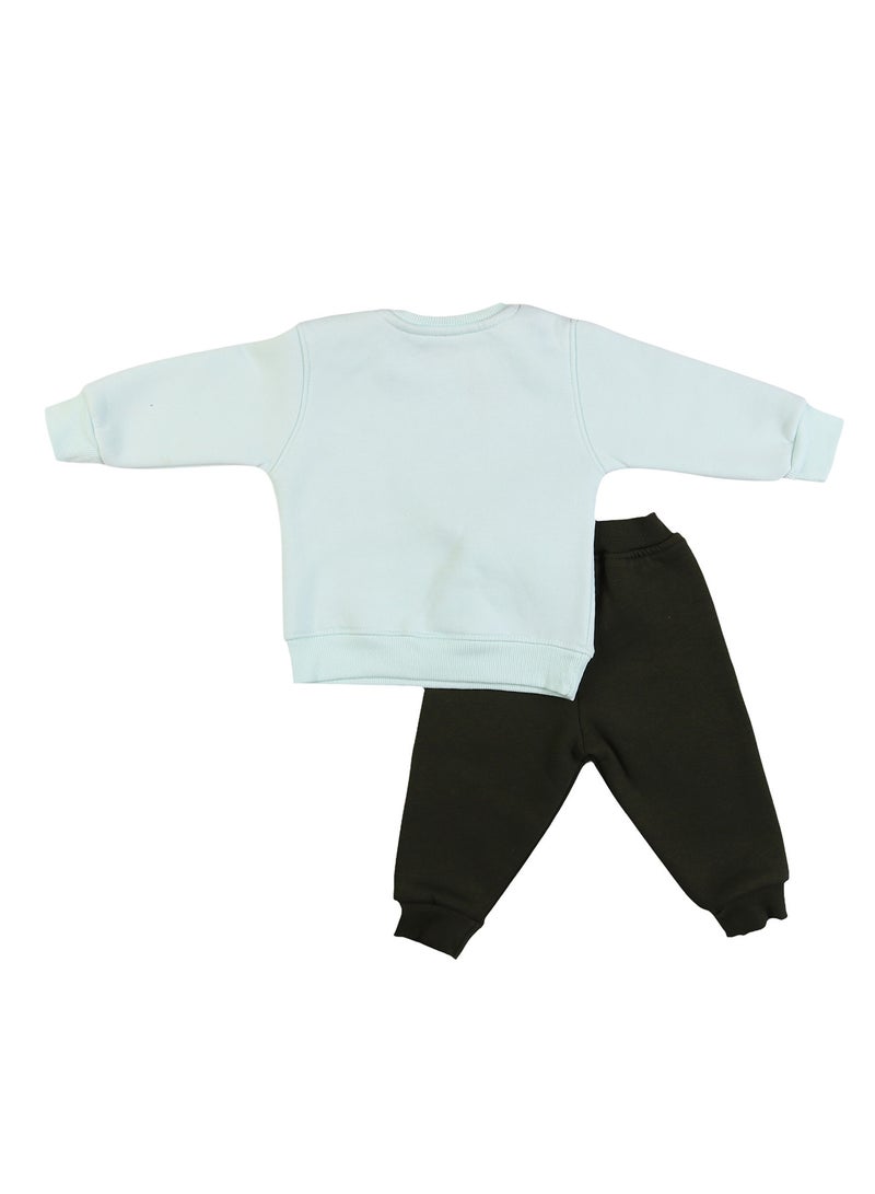 زيركون بيجامة شتوي لحديثي الولادة - 1256 - Image 3