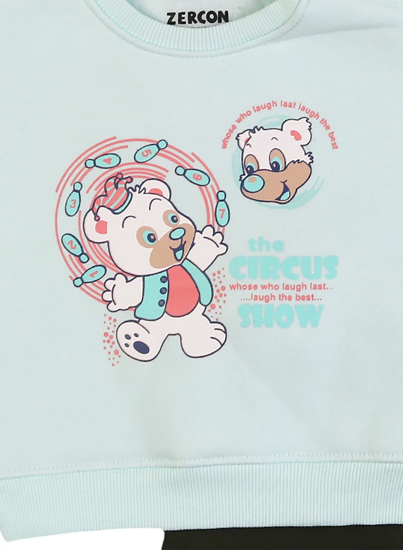 زيركون بيجامة شتوي لحديثي الولادة - 1256 - Image 2