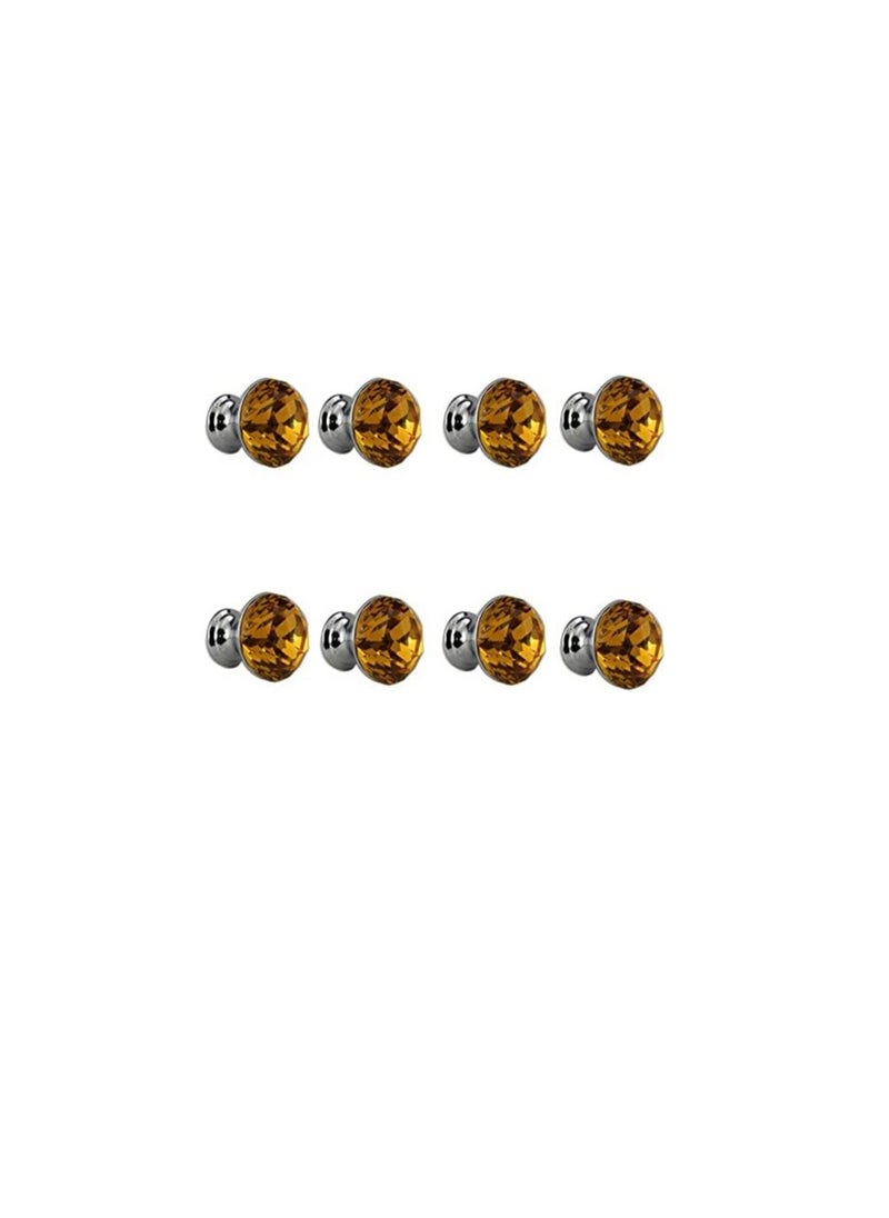ROBUSTLINE 8 pcs Crystal Knob-Acrylic -Brown  - Image 2