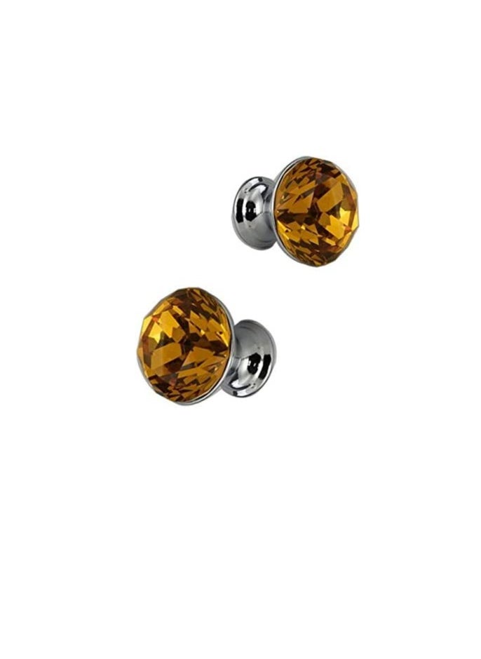 ROBUSTLINE 8 pcs Crystal Knob-Acrylic -Brown  - Image 3