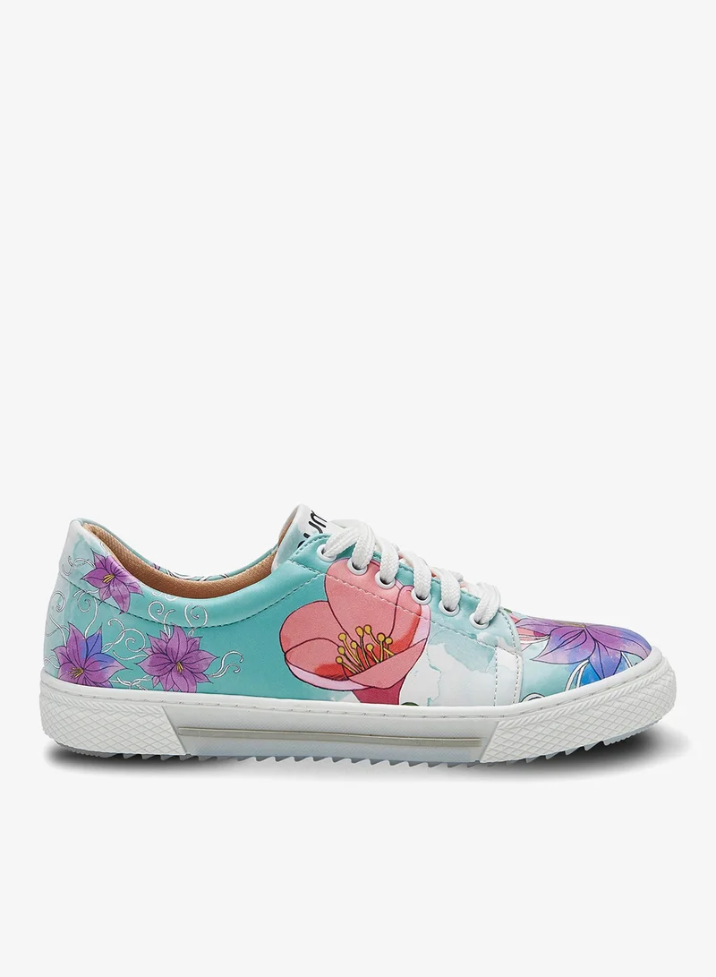 Mumka Orchids and Lillies Sneakers