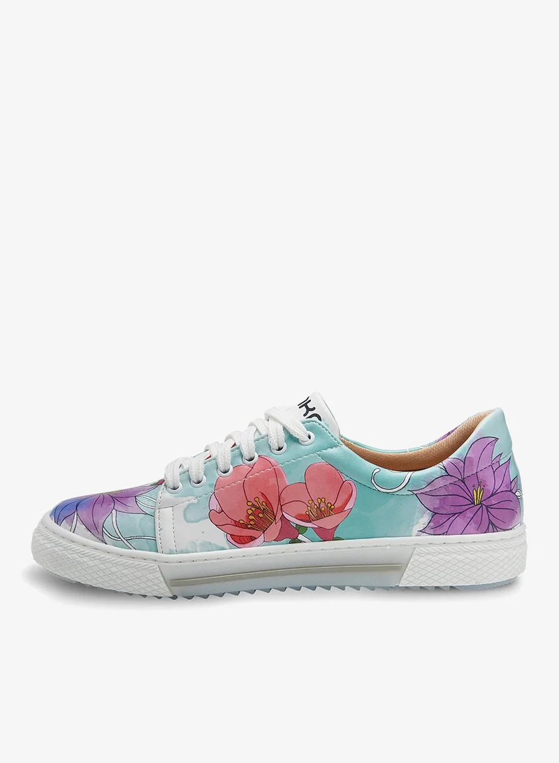 Mumka Orchids and Lillies Sneakers