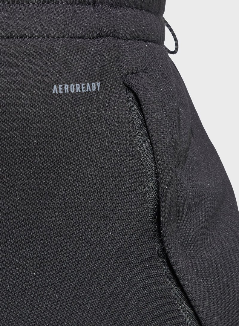 Adidas AEROREADY Game and Go Regular Tapered Fleece Joggers - Image 5