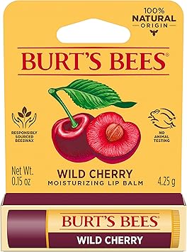 Burt's Bees Burts Bees Wild Cherry Moisturizing Lip Balm - Image 1