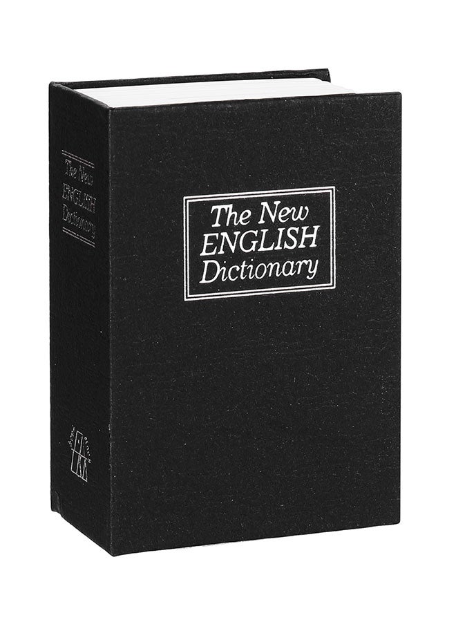 Dictionary Secret Cash Storage Box Black 15 x 7 x 10centimeter - Image 1
