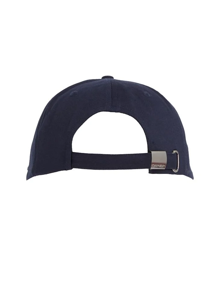 كالفن كلاين Metal Side Baseball Curved Peak Cap