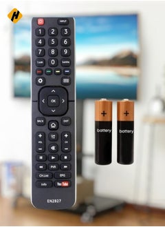 EN2B27 Replacement Remote Control for Hisense TV – Compatible with 50M7000UW, 55M7000UWG, 65M7000UWG, 70M7000UWG, 43N3000UW, 50N3000UW, 55N3000UW, 50K321UWT, 55K720UWG – Easy Setup, Battery Included