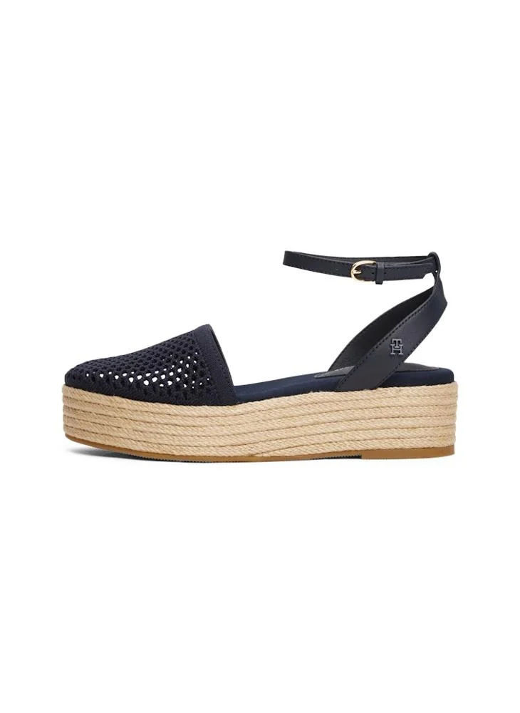 TOMMY HILFIGER Knit Mesh Platform Espadrille Sandals