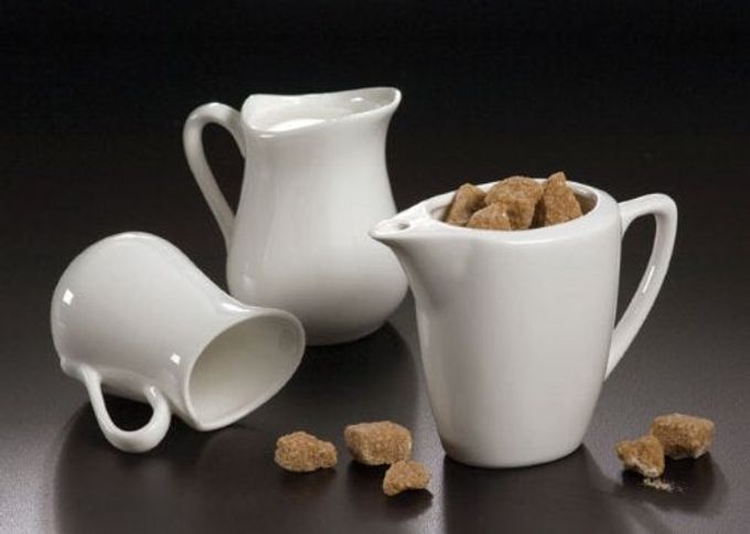 American MetalCraft PBC25 2 oz Porcelain Creamer - Image 2