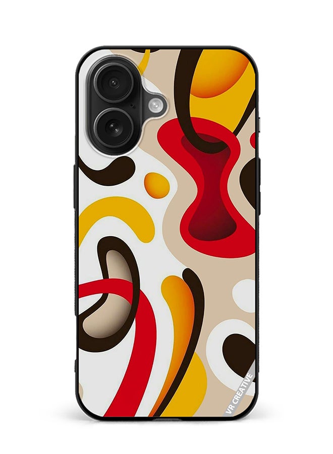VR CREATIVE Protective Case Cover For Apple iPhone 16 Plus Colorful Classy Design Multicolour
