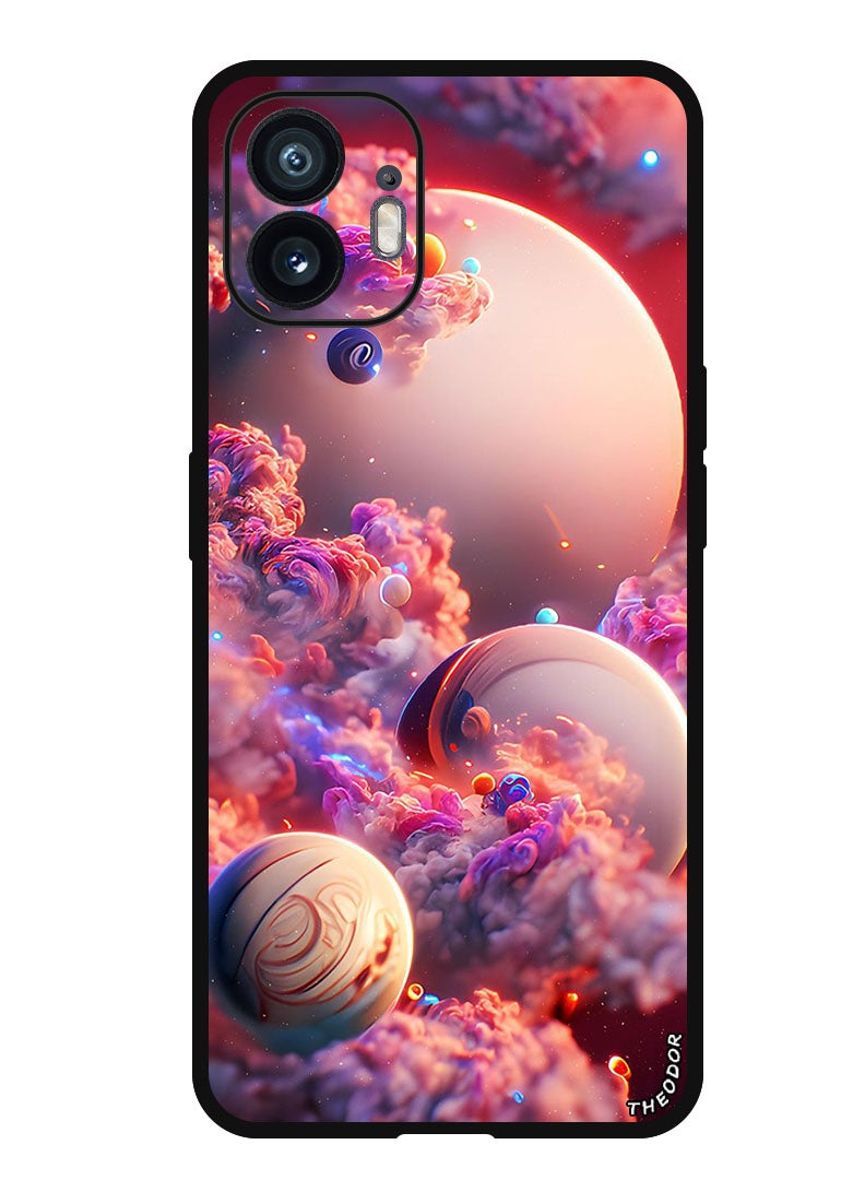 Theodor Protective Case Anti Scratch Shock Proof Bumper Cover For Nothing Phone (2) Planets 2 - Image 1