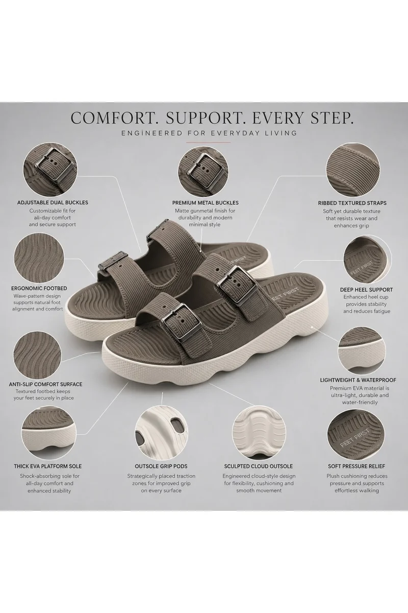 Feet First Casual Everyday Comfort Sandals