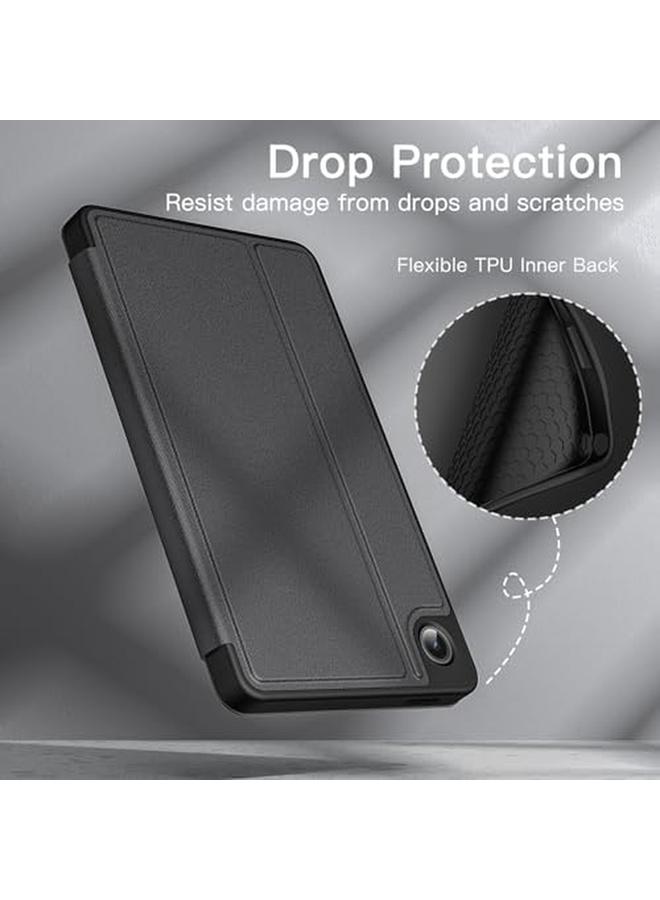 جي تيك حافظة لجهاز سامسونج جالكسي تاب A9 مقاس 8.7 بوصة 2023 مع حامل رفيع وغطاء حماية متعدد الزوايا باللون الأسود - Image 5